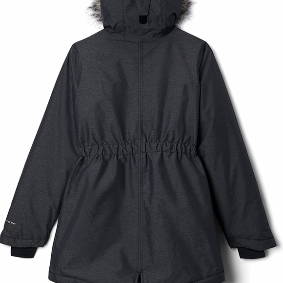 VEUC barely worn 10/12 medium Columbia Black Puffer Jacket for Ultimate Warmth - Picture 2 of 16